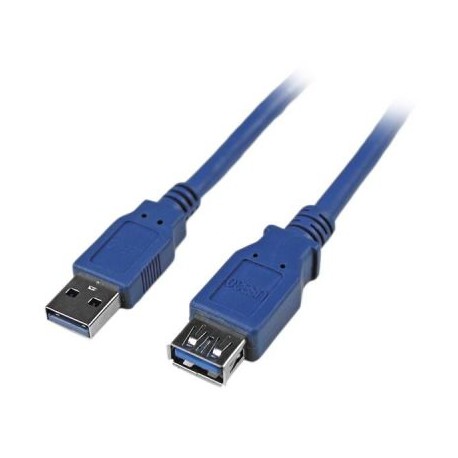 Cable 1.8m USB3.0 SuperSpeed Macho a Hembra Azul STARTECH USB3SEXTAA6