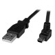 Cable 1m Mini USB B a USB A  Acodado Hacia Arriba STARTECH USBAMB1MU