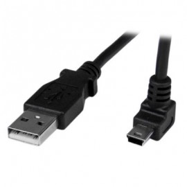 Cable 1m Mini USB B a USB A  Acodado Hacia Arriba STARTECH USBAMB1MU