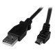 Cable 2m Mini USB B a USB A  Acodado Hacia Abajo STARTECH USBAMB2MD