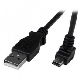 Cable 2m Mini USB B a USB A  Acodado Hacia Abajo STARTECH USBAMB2MD