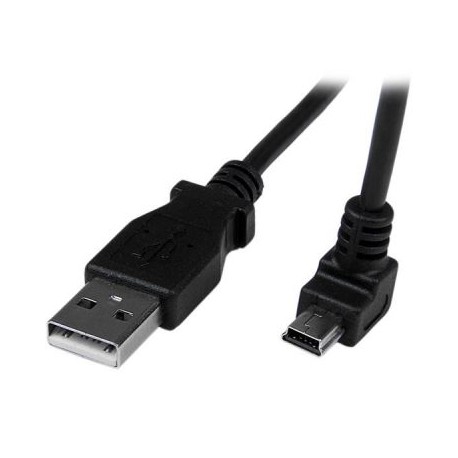 Cable 2m Mini USB B a USB A  Acodado Hacia Abajo STARTECH USBAMB2MD