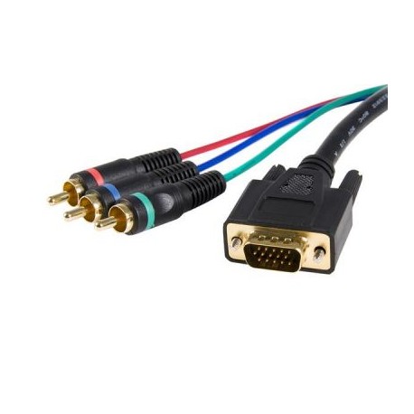 Cable Adaptador 91cm VGA HD15 a Video Componente STARTECH HD15CPNTMM3