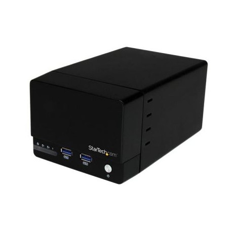 GABINETE USB 3.0 RAID 2 BAHIAS SATA3 3.5" CON HUB STARTECH S352BU33HR