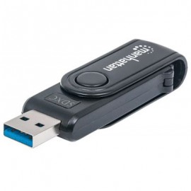 LECTOR DE TARJETAS MANHATTAN USB 3.0, 62 EN 1 101653