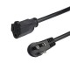 CABLE STARTECH EXTENSION NEMA 5-15R A NEMA 5-15P CODO 90CM PAC101R3