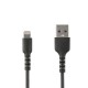 CABLE USB A LIGHTNING STARTECH CERTIFICADO 2M NEGRO RUSBLTMM2MB