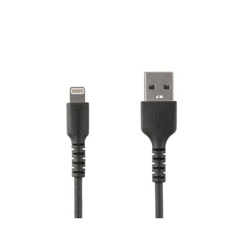 CABLE USB A LIGHTNING STARTECH CERTIFICADO 2M NEGRO RUSBLTMM2MB