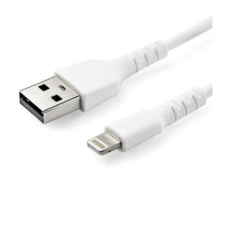 CABLE USB A LIGHTNING STARTECH CERTIFICADO 2M BLANCO RUSBLTMM2M