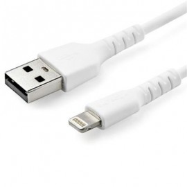 CABLE USB A LIGHTNING STARTECH CERTIFICADO 1M BLANCO RUSBLTMM1M