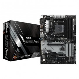 TARJETA MADRE ASROCK B450 PRO4 AM4 ATX  90-MXB8B0-A0UAYZ