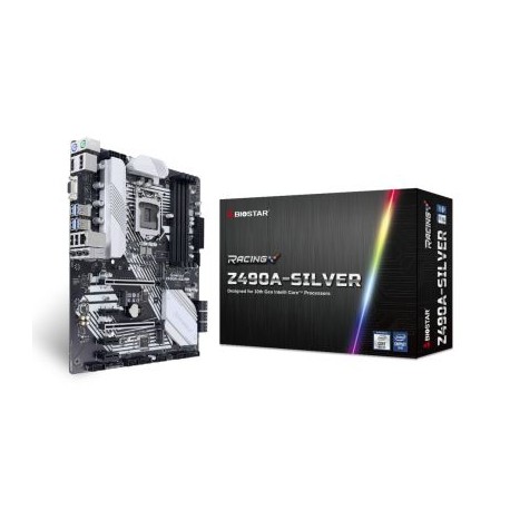 TARJETA MADRE BIOSTAR Z490A-SILVER DDR4 HDMI M.2 PCIE SOC 1200 10THGEN