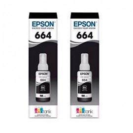 KIT BOTELLAS DE TINTA EPSON T664 2 NEGRO