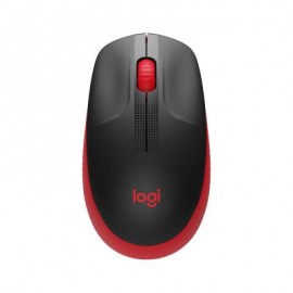 MOUSE LOGITECH INALAMBRICO M190 ROJO AMBIDIESTRO 910-005904