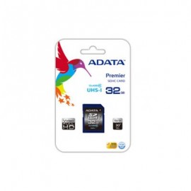 MEMORIA SDHC ADATA 32 GB ADATA CL10 UHS-I  U1 (ASDH32GUICL10-R)