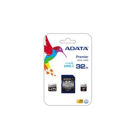 MEMORIA SDHC ADATA 32 GB ADATA CL10 UHS-I  U1 (ASDH32GUICL10-R)