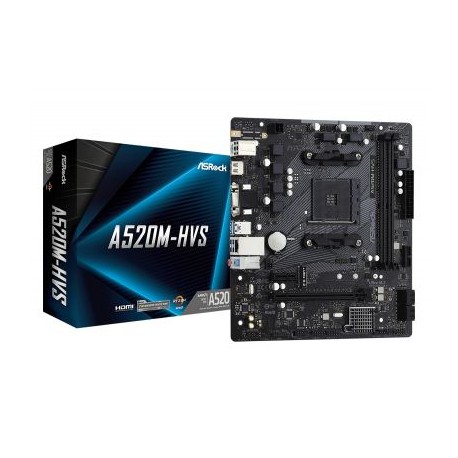 TARJETA MADRE ASROCK A520M-HVS AM4 MICRO ATX