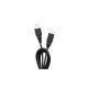 CABLE DE EXTENSION USB VORAGO CAB-105 USB 2.0 1.5 MTS BOLSA