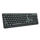 TECLADO VORAGO KB-102 MULTIMEDIA USB NEGRO
