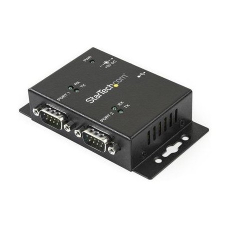 ADAPTADOR USB A SERIAL STARTECH DB9 FTDI DE 2 PUERTOS ICUSB2322I