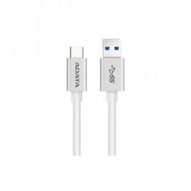 CABLE USB TIPO C ADATA USB A-C BLANCO 1 MT ACA3AL-100CM-CSV