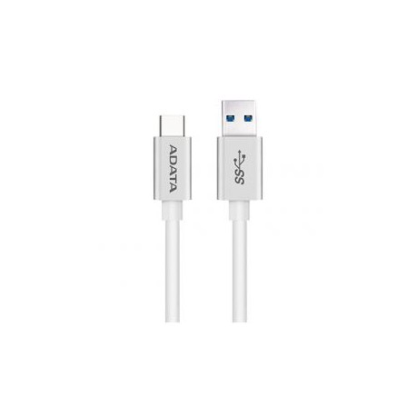 CABLE USB TIPO C ADATA USB A-C BLANCO 1 MT ACA3AL-100CM-CSV